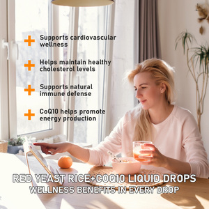 Gouttes liquides de levure de riz rouge + CoQ10 les plus vendues, favorisant l'énergie cellulaire et stimulant le métabolisme - Product Image 4