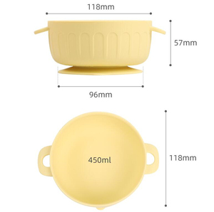 Plato de Silicona con Succión para Bebé, con Tapa, Libre de BPA, con Logotipo Grabado con Láser, Vajilla para Niños Pequeños, Juego de Vajilla para la Hora de Comer, Paquete de Regalo - Product Image 4