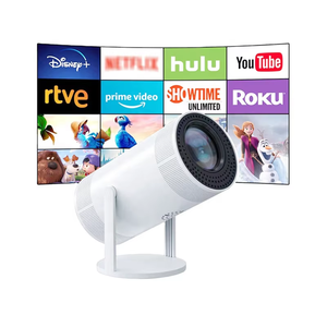 2024 nueva actualización proyector Android 11 <span class=keywords><strong>4K</strong></span> enfoque eléctrico 270 Ansi Lumen Proyector <span class=keywords><strong>Full</strong></span> <span class=keywords><strong>Hd</strong></span> inteligente portátil 720p Mini proyectores - Product Image 1