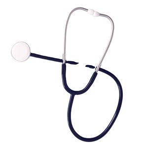 Single Head <strong>Stethoscope</strong> Aluminum Alloy, Adult's Black Metal <strong>Diaphragm</strong> for Medical Diagnosis - Product Image 4