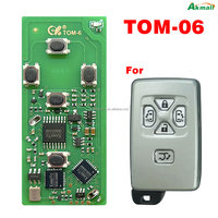 Carte de circuit imprimé (PCB) universelle pour clé de véhicule intelligente CK TOM-O-06 à 5 boutons (carte PCB uniquement) pour puce 4D en plastique, 100 % testée