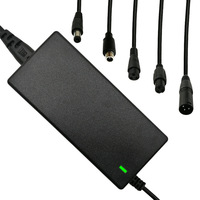 Chargeur 12V 12.8V 14.6V 1A 2A 3A 5A 6A LFP LCO LMO NCM NCA LTO Prise Européenne avec DC5.5*2.5mm pour Chargeur de Batterie LiFePO4 4S