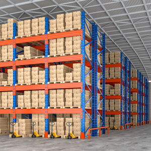 Système de stockage d'entrepôt en métal robuste, réglable, protégé contre la corrosion et revêtu par poudrage - Product Image 1