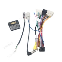 Radio Stereo Mobil Android Kabel Konektor 28Pin dengan CANBUS USB SWC Input Mundur untuk Toyota Hilux 2023