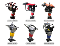 Machines de construction de bâtiments Terre de sol de haute qualité Poussée à la main Rm80 Essence Essence Saut Cric Tampon Rammer Compacteur