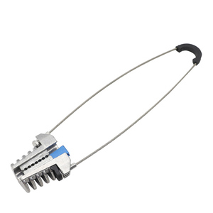 Abrazadera de Acero Inoxidable/Aluminio para Cable de Fibra Óptica FTTH, Tensor Metálico ODWAC para Anclaje de Cable de Fibra Óptica Plano para Uso en Exteriores - Product Image 2