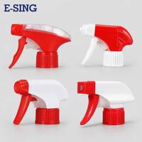 Fabricant de pulvérisateurs à gâchette entièrement en plastique 28/400 28/410, buse de pulvérisation en mousse PP, couleur et logo personnalisés, OEM, pour bouteilles de produits chimiques