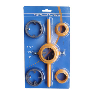 Taraudeuse manuelle Fengke pour tuyaux PVC 1/2 3/4 1 pouce, pour filetages NPT de tuyaux d'eau - Product Image 1