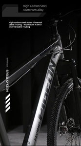 Bicicleta <span class=keywords><strong>de</strong></span> <span class=keywords><strong>Montaña</strong></span> <span class=keywords><strong>de</strong></span> Marca para Hombre, con Velocidades Variables, <span class=keywords><strong>de</strong></span> Acero, para Carretera, Carreras, Adultos, Adolescentes, Estudiantes <span class=keywords><strong>de</strong></span> Secundaria, Damas - Product Image 6