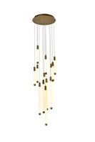 Lustre suspendu pour escalier de style nordique à 13/16 lumières, élégant, couleur blanche, en acrylique, pour hôtel, restaurant, galerie