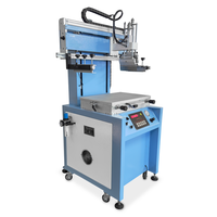 Máquina de serigrafía plana semiautomática de gran oferta, condición nueva y usada con componentes PLC centrales para impresora de papel