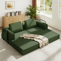 Canapé-lit modulaire en tissu compressé sous vide, convertible et moderne, pour salon et hôtel (vente en gros)