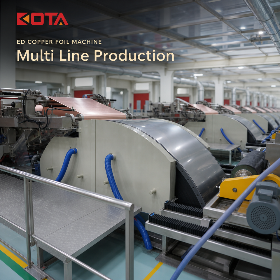 Custom OEM ED Copper Foil Machine Rotating Cathode Roller Copper Foil ...