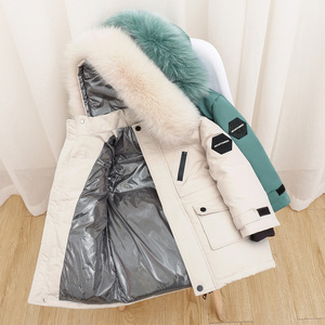 Nouveaux enfants hiver doudoune garçon vêtements épais chaud à capuche manteau enfants Parka vraie fourrure adolescent vêtements vêtements d'extérieur <span class=keywords><strong>habit</strong></span> <span class=keywords><strong>de</strong></span> <span class=keywords><strong>neige</strong></span> 2-12 ans - Product Image 6