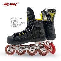 Patins à roulettes de hockey en ligne Vik-Max, vente chaude, chaussures de hockey sur glace, chaussures de roller, chaussures de roller à billes, directement de l'usine