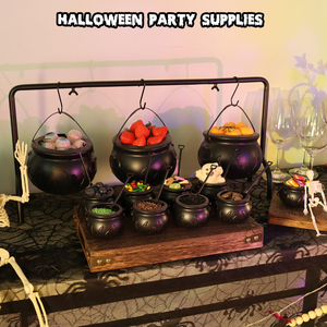 Lot de 3 Bols de Sorcière pour Décorations de Fête d'Halloween, Idéaux pour l'Intérieur et l'Extérieur, Parfaits pour Servir ou Orner la Table d'une Maison Hantée - Product Image 5