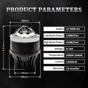 Factory Direct Customization Best Projector Fog Lamp 3 Inch Tri Color Projector Fog Headlights <strong>Led</strong> <strong>Lights</strong> for <strong>Swift</strong> Car - Product Image 4