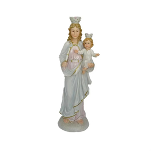 Estatua de la Sagrada Familia en 3D de Resina Poliéster, Personalizable al por Mayor, Decoración para el Hogar, Estilo Religioso, Pintada a Mano, Duradera, Virgen María Navideña - Product Image 4