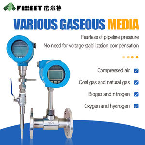 바이오 가스 플랜트 가스 및 압축 공기 응용 공장 맞춤형 OEM 지원을 위한 CE 인증 열질량 유량계 - Product Image 6
