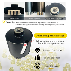 82mm Đường kính bê tông cốt thép bê tông kim cương lõi khoan bit lỗ thấy khô thì là bit cho bê tông - Product Image 4