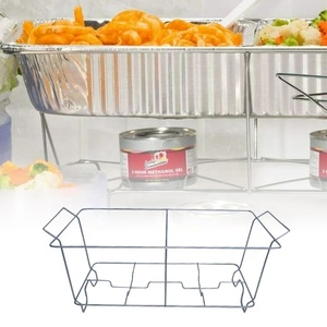 Proveedores Desechables Chafer Stand <span class=keywords><strong>Chafing</strong></span> Kit Tamaño completo Wire Rack <span class=keywords><strong>Chafing</strong></span> <span class=keywords><strong>Dish</strong></span> Buffet Set Con Combustible Para Catering - Product Image 6