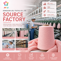 Fil à tricoter mat et respirant en lin perlé, viscose et polyester 28NM pour robes d'été, couleur personnalisée, fourniture directe usine