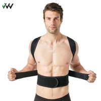 Ceinture d'épaule réglable pour le soutien du dos, correcteur de posture pour hommes et femmes