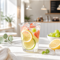 89-400U Couvercles et pailles pour gobelets à bubble tea en PET transparent de 89 mm de diamètre, qualité alimentaire, impression par transfert thermique, logo personnalisé, OEM, pour thé au lait Boba