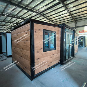 10英尺模块化可扩展木制集装箱房屋扁平包装，用于中国制造的别墅酒店公寓医院的客人住宿 - Product Image 3