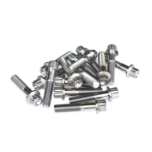 สลักเกลียวล้อแยก12ชิ้นขอบ M7ไททันล้อสามชิ้นสลักเกลียว M12 x <span class=keywords><strong>125</strong></span>หัวน็อตไทเทเนียมสลักเกลียวเครื่องยนต์หัว - Product Image 1