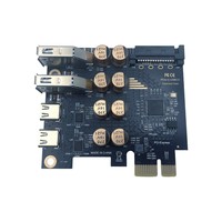New G-karve Powered High-Speed Expansion Card with Fan for Desktop Computer Type-C + USB-A 3.0 PCI-E Graphics Card Interface