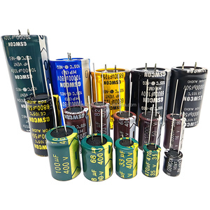 Condensateurs électrolytiques en aluminium haute température série <span class=keywords><strong>400v</strong></span> 33uf à 2000H condensateurs haute fréquence encliquetables 35uf 68uf 100uf - Product Image 1