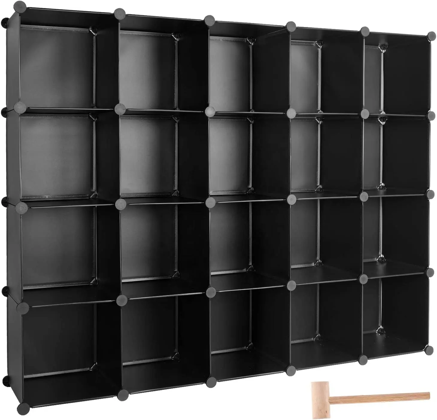 Cheep Furniture Manufacturer Black Kids Cabinet Fashionable Plastic Storage Rack