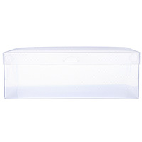 Boîte à chaussures transparente pour hommes et femmes en plastique Pp boîte de rangement Simple affichage emballage pliant boîte d'emballage à clapet