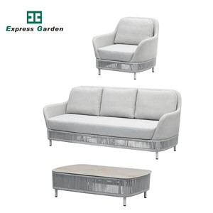 <span class=keywords><strong>Set</strong></span> Divano da <span class=keywords><strong>Giardino</strong></span> Express Garden di Lusso, Divano da Esterno <span class=keywords><strong>Moderno</strong></span> in Corda Intrecciata per Patio, Balcone e Terrazza - Product Image 2