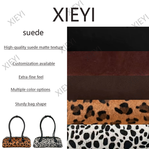 Bolso de Hombro Minimalista de Gamuza con Logotipo Personalizado para Mujer, Bolso de Mano Tipo Barril Mate de Diseñador, Bolso de Marca Privada de Alta Calidad - Product Image 3