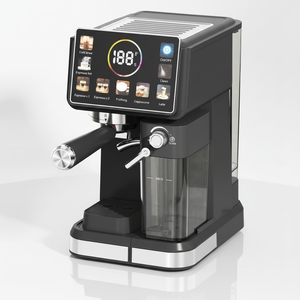 Cafetera Italiana Semiautomática Portátil para Exteriores, Uso Doméstico, Espresso, Extracción de Alta Presión, Espumador de Leche Integrado, Pantalla LCD - Product Image 2