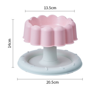 Edelstahl Abgerundeter Erhöhter Futternapf für Hunde Große Kapazität Nackenschutz Solides Muster Umweltfreundlich Wasserdicht IPX5 Reise - Product Image 6