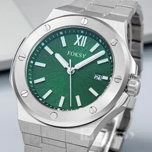 Alta calidad pequeño MOQ marca su propio logotipo 316L Acero inoxidable personalizado mano OEM negocios muñeca reloj de cuarzo hombres de lujo para hombres