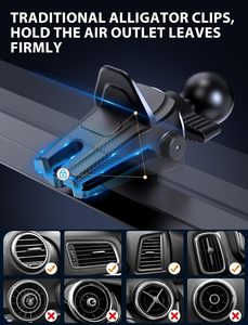 <span class=keywords><strong>Support</strong></span> de téléphone sans fil universel pour <span class=keywords><strong>voiture</strong></span>, fixation automatique sur grille d'aération, charge rapide 15W, cadeau pour conducteurs hommes et femmes - Product Image 6