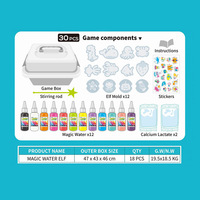 Kits de jouets magiques d'elfes aquatiques faits à la main, personnalisables, en forme de poisson, pour faire soi-même