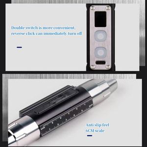 254Nm UV Waterproof Aluminum Solar <b>Rechargeable</b> <b>LED</b> Flashlight with 1000+ Lumens Adjustable Focus & Emergency Use - Product Image 4