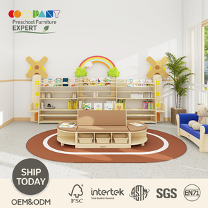 Meubles Montessori en bois modernes pour l'école maternelle, coin lecture, bibliothèque pour la maternelle, la garderie, la salle de classe - Product Image 2