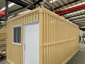 Casa Contenedor Plegable Prefabricada Moderna de 20 pies/40 pies con Panel Sándwich y Acero, para Uso como Apartamento Modular - Product Image 2