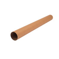 Tube en carton kraft recyclé brun de qualité supérieure, fabriqué au Vietnam, pour l'emballage postal et l'expédition de rouleaux textiles – VinaGreen