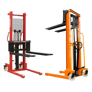 ידני <span class=keywords><strong>stacker</strong></span> יד 1 טון נייד 1000 ק "ג הידראולי מלגזה ידני עבור מחסן - Product Image 1