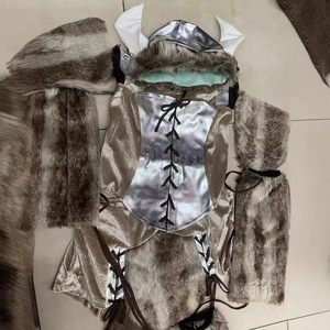 Disfraz de Halloween para Mujer, Estilo Vikingo, Disfraz de Toro Diabólico para Actuaciones, Estilo Europeo y Americano - Product Image 5