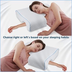 หมอนคู่เมมโมรี่โฟมบรรเทาอาการปวดบริเวณคอและไหล่ป้องกันแรงกดจากมือ - Product Image 3