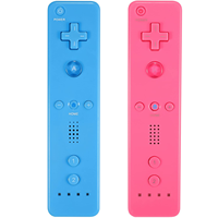 Manette sans fil avec télécommande intégrée Motion Plus Nunchuks, manette de jeu pour Nintendo Wii / Wii U