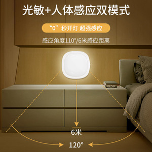R-NL62 Infrared Sensor Night <b>Light</b> Square LED Rechargeable Wireless Human Body <b>Motion</b> Detection Bedroom Hallway Wardrobe <b>Light</b> - Product Image 1